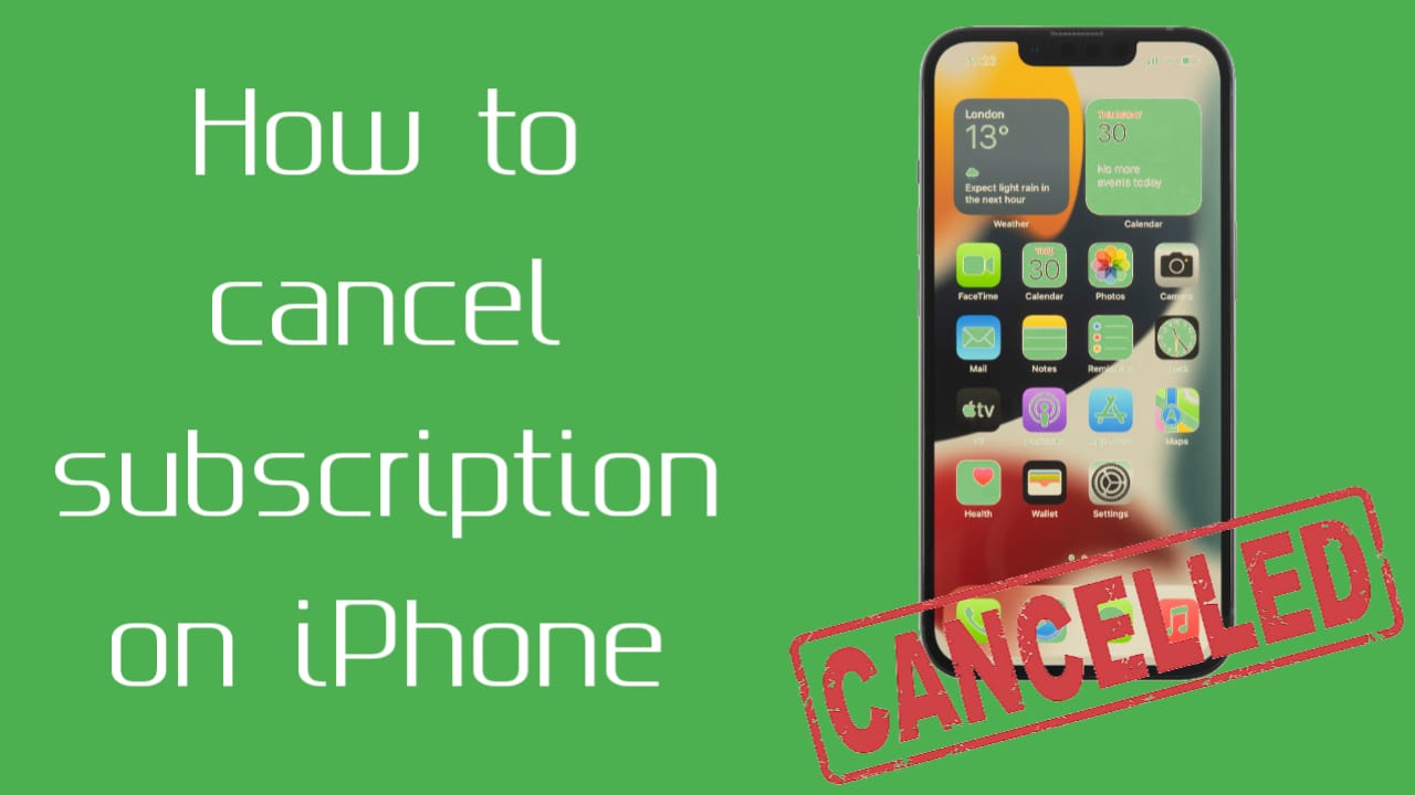 How to cancel subscriptions on iphone