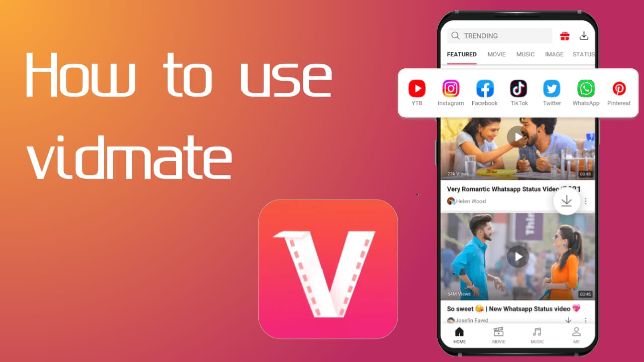 How to use vidmate