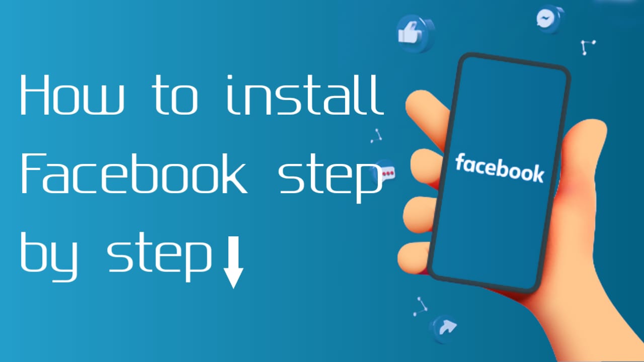How to install facebook step by step